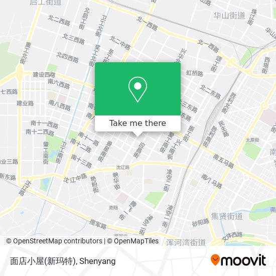 面店小屋(新玛特) map