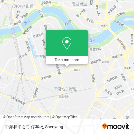 中海和平之门-停车场 map