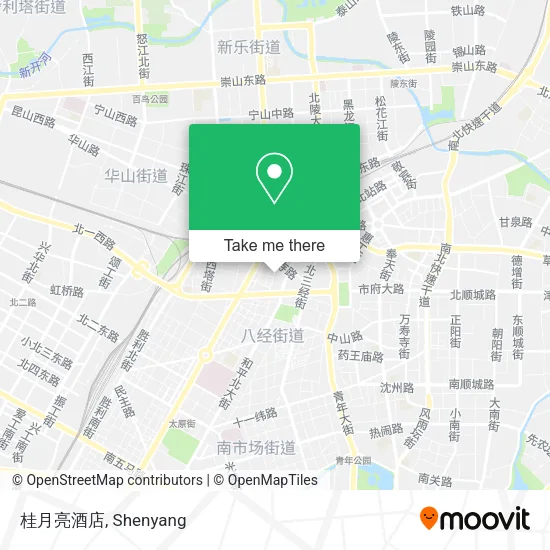 桂月亮酒店 map