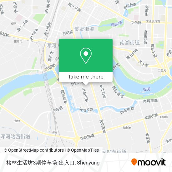 格林生活坊3期停车场-出入口 map