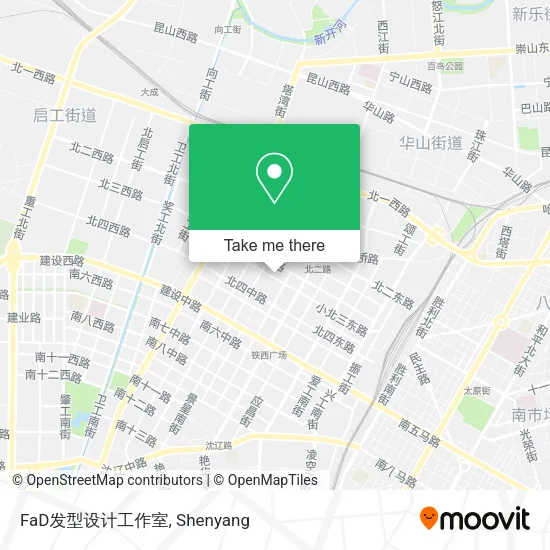 FaD发型设计工作室 map