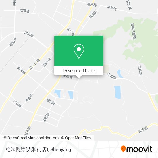 绝味鸭脖(人和街店) map
