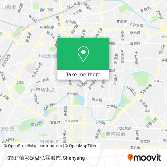 沈阳T恤衫定做弘霖服饰 map