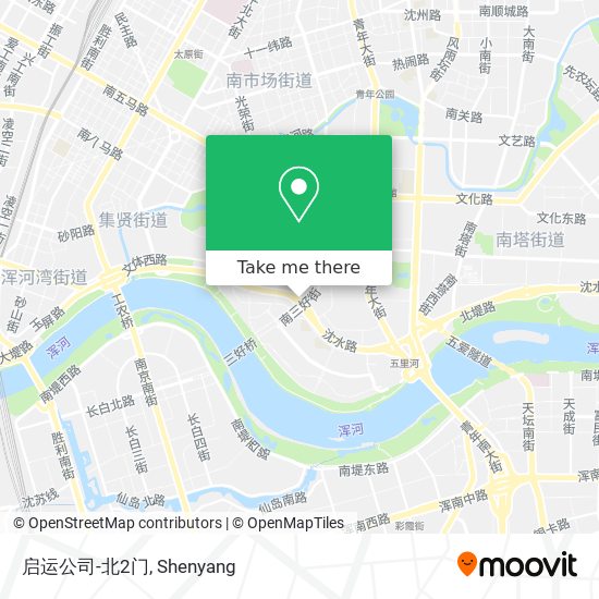 启运公司-北2门 map