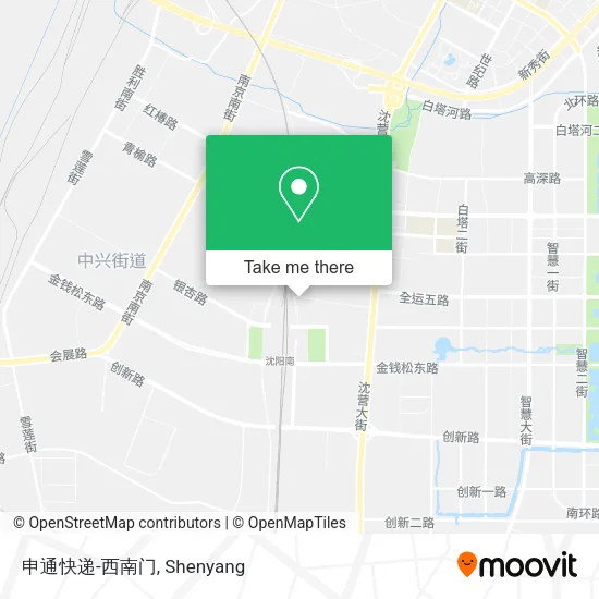 申通快递-西南门 map