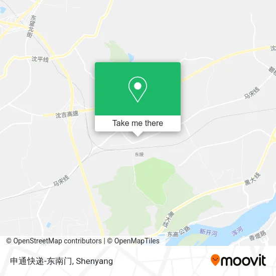 申通快递-东南门 map