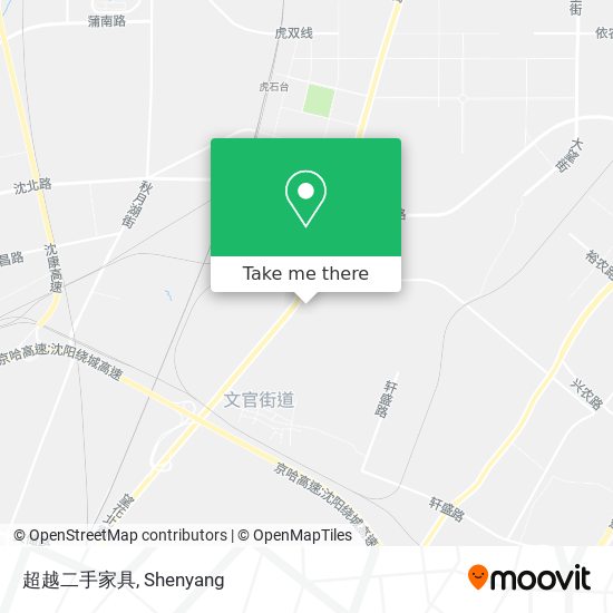 超越二手家具 map