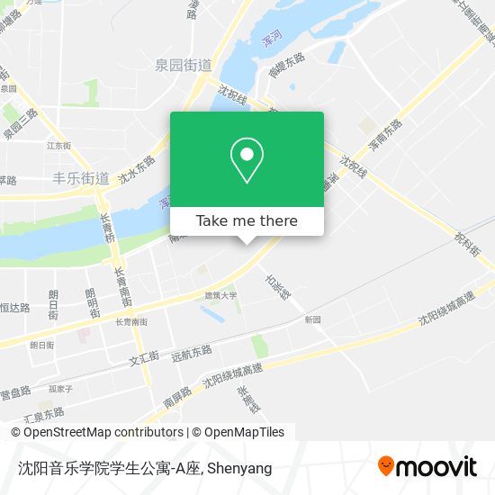 沈阳音乐学院学生公寓-A座 map