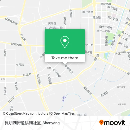 昆明湖街道洪湖社区 map