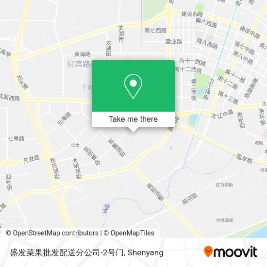 盛发菜果批发配送分公司-2号门 map