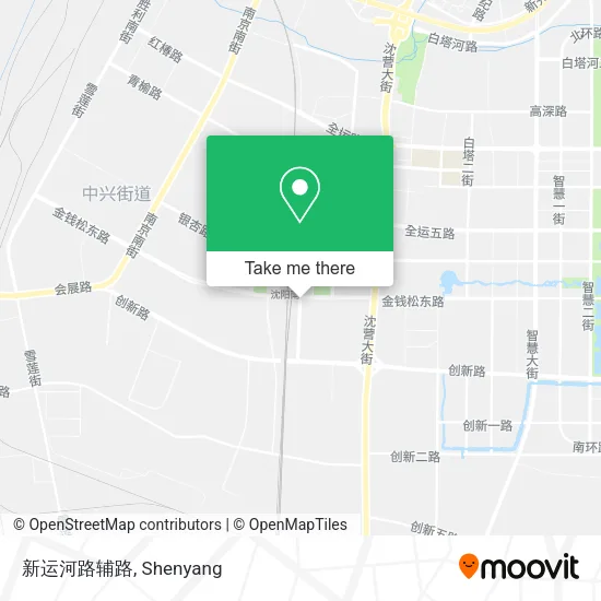 新运河路辅路 map