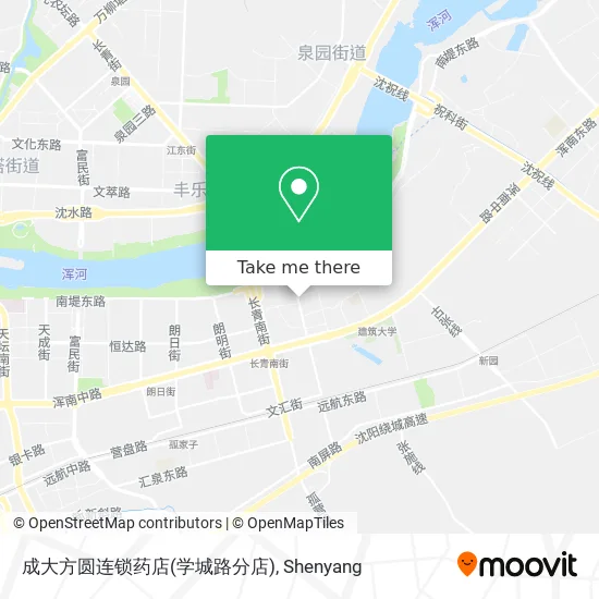 成大方圆连锁药店(学城路分店) map