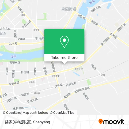 链家(学城路店) map