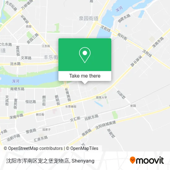 沈阳市浑南区宠之堡宠物店 map
