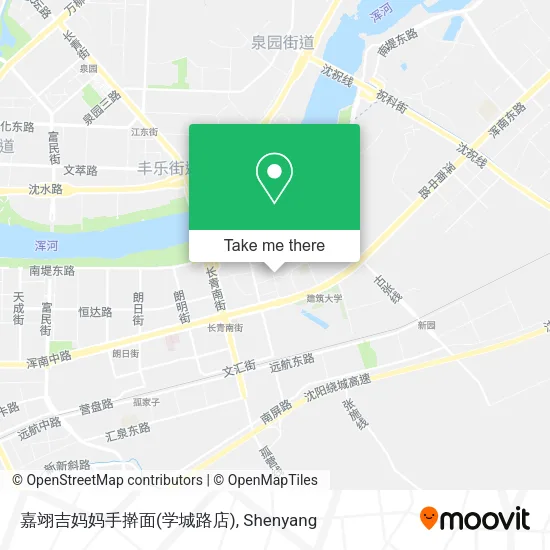 嘉翊吉妈妈手擀面(学城路店) map