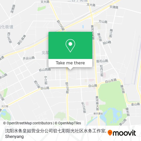 沈阳水务皇姑营业分公司驻七彩阳光社区水务工作室 map