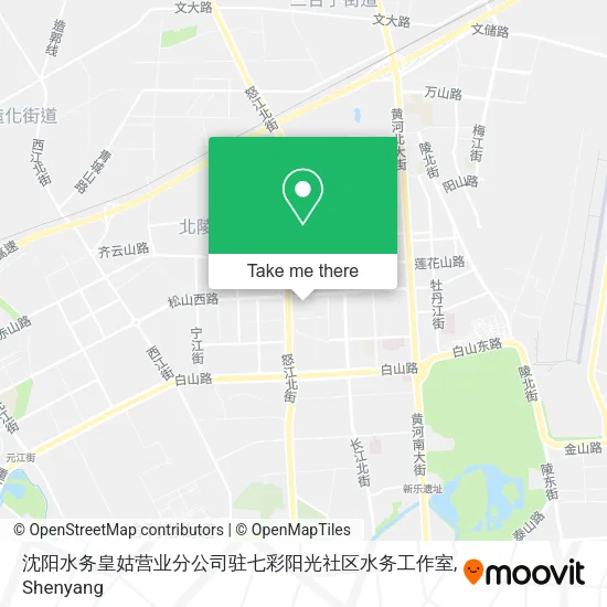 沈阳水务皇姑营业分公司驻七彩阳光社区水务工作室 map