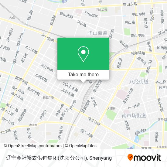 辽宁金社裕农供销集团(沈阳分公司) map