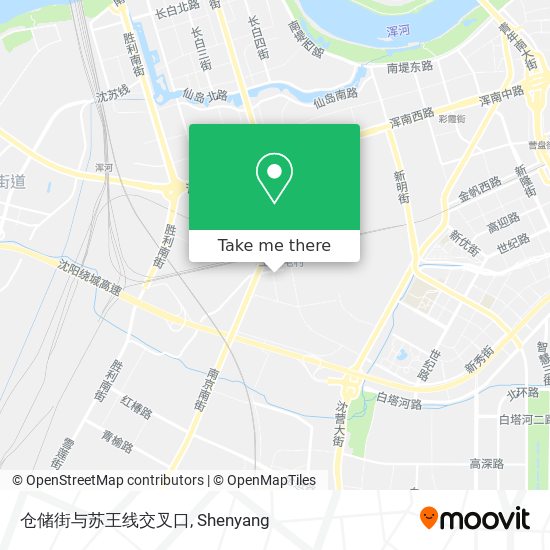 仓储街与苏王线交叉口 map