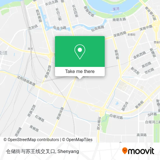 仓储街与苏王线交叉口 map