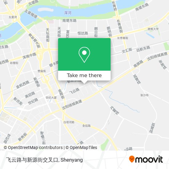飞云路与新源街交叉口 map