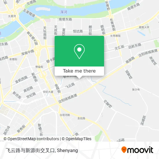 飞云路与新源街交叉口 map