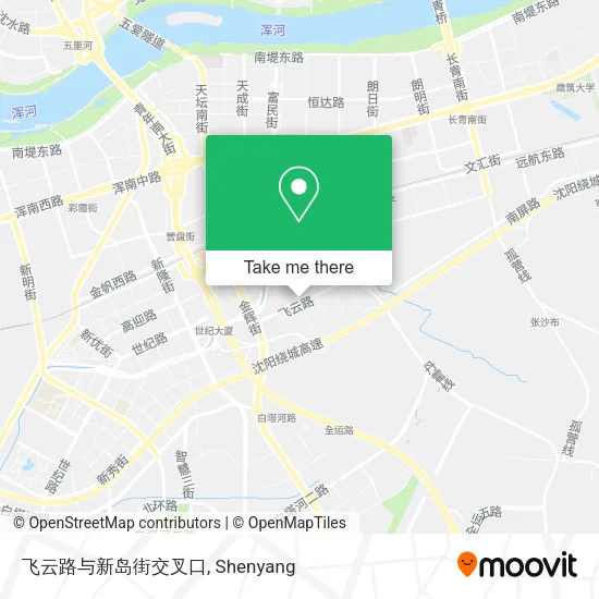 飞云路与新岛街交叉口 map