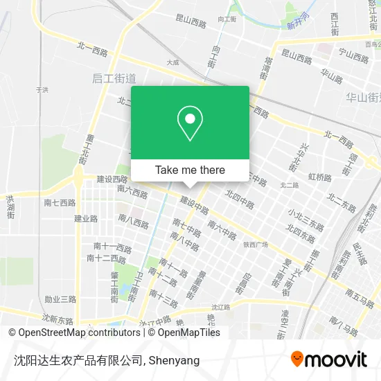 沈阳达生农产品有限公司 map