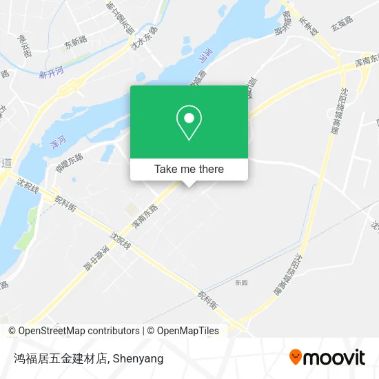 鸿福居五金建材店 map