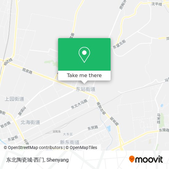 东北陶瓷城-西门 map
