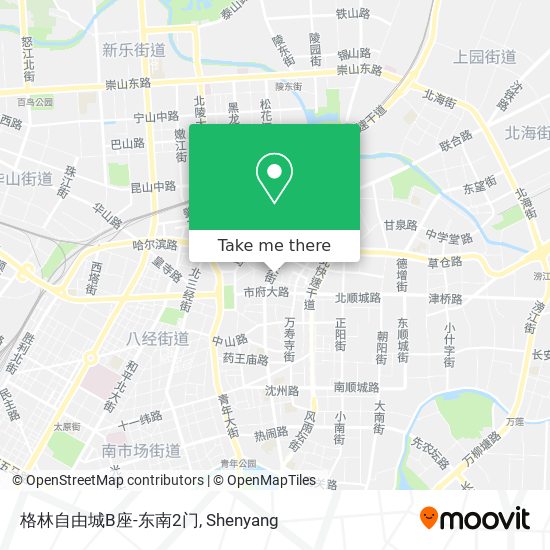 格林自由城B座-东南2门 map
