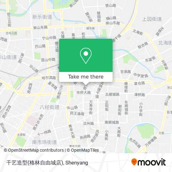 千艺造型(格林自由城店) map