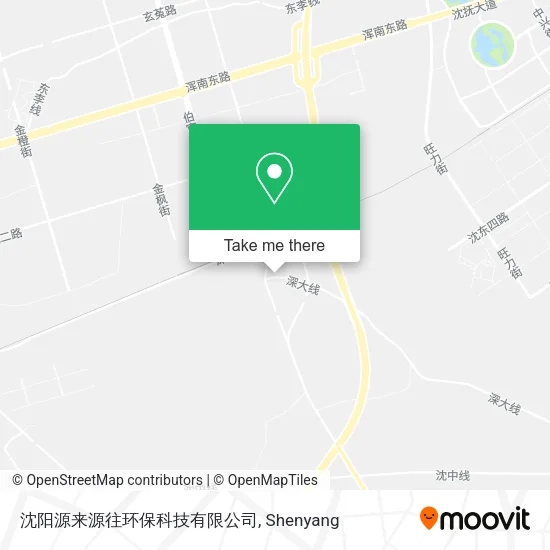 沈阳源来源往环保科技有限公司 map