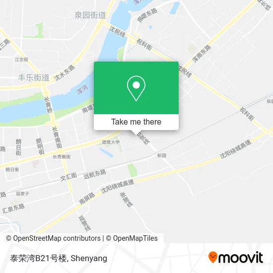 泰荣湾B21号楼 map