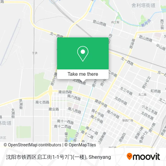 沈阳市铁西区启工街1-1号7门(一楼) map