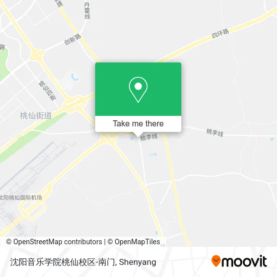 沈阳音乐学院桃仙校区-南门 map