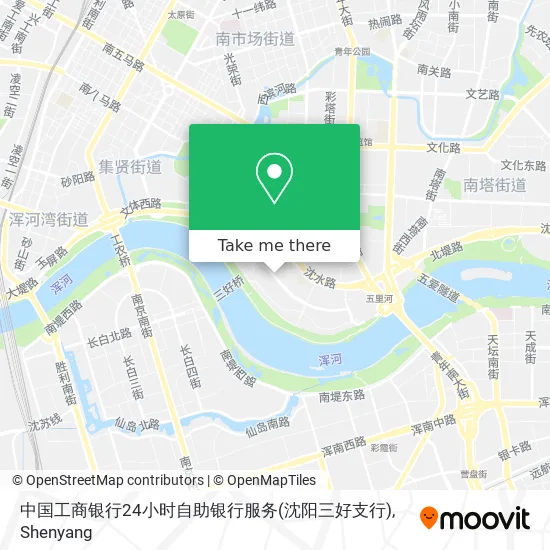 中国工商银行24小时自助银行服务(沈阳三好支行) map