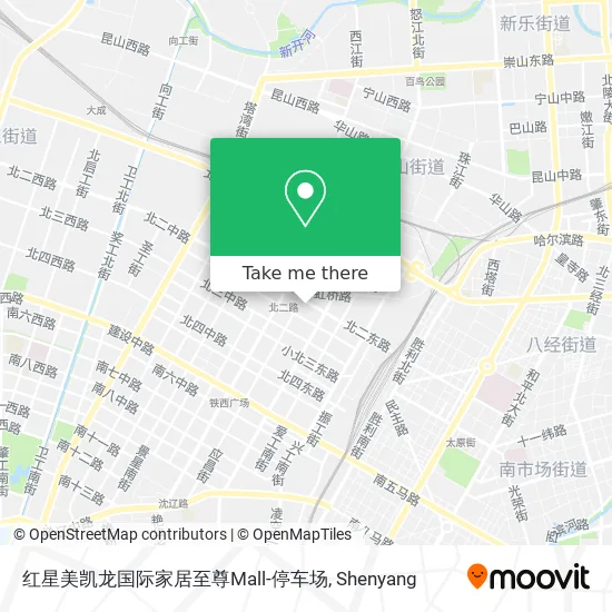 红星美凯龙国际家居至尊Mall-停车场 map
