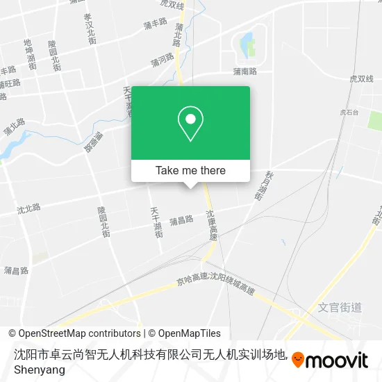 沈阳市卓云尚智无人机科技有限公司无人机实训场地 map