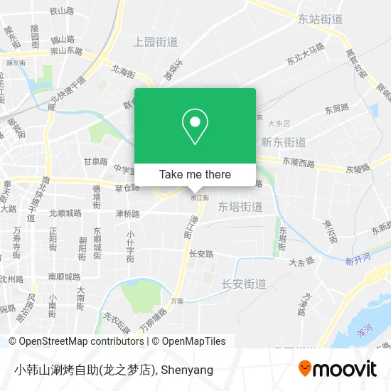 小韩山涮烤自助(龙之梦店) map