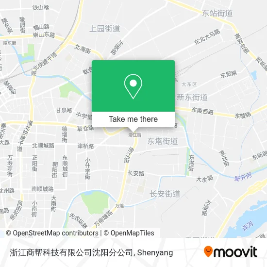 浙江商帮科技有限公司沈阳分公司 map