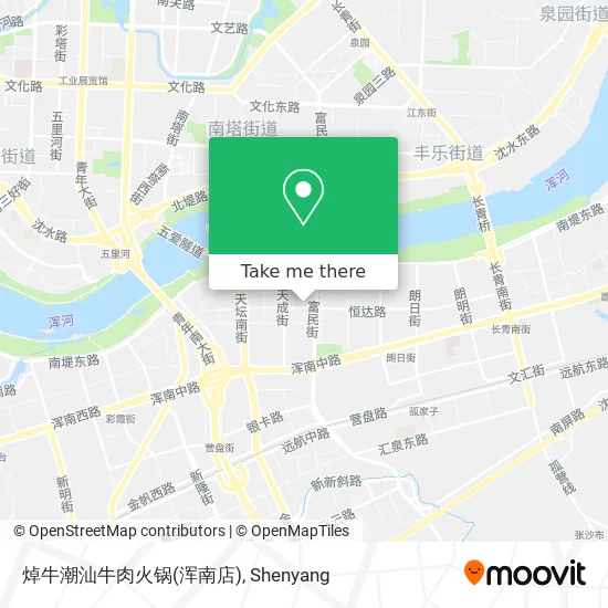 焯牛潮汕牛肉火锅(浑南店) map