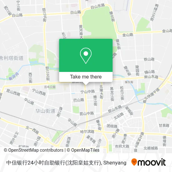 中信银行24小时自助银行(沈阳皇姑支行) map