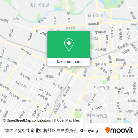 铁西区霓虹街道北虹桥社区居民委员会 map