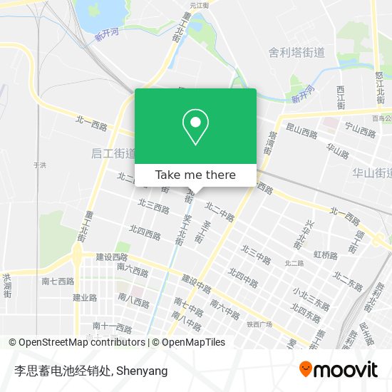 李思蓄电池经销处 map