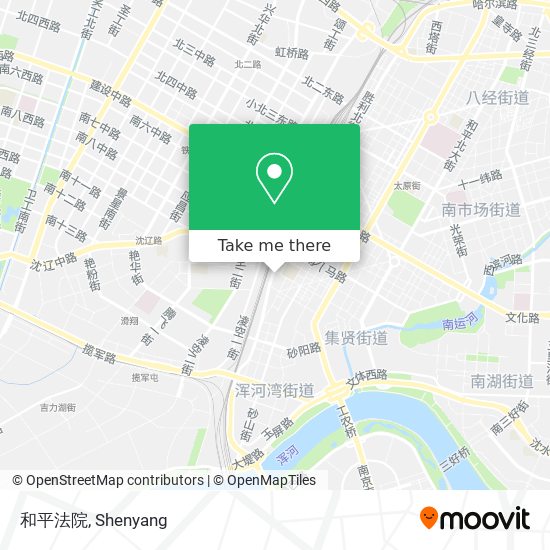 和平法院 map