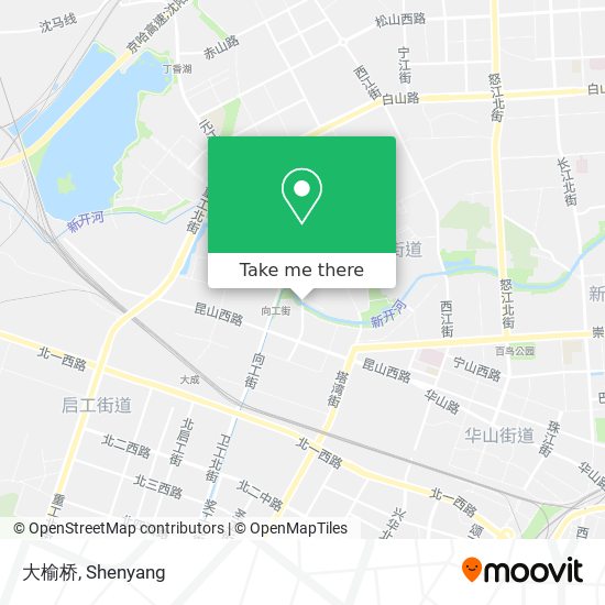 大榆桥 map