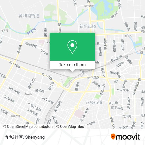 华城社区 map