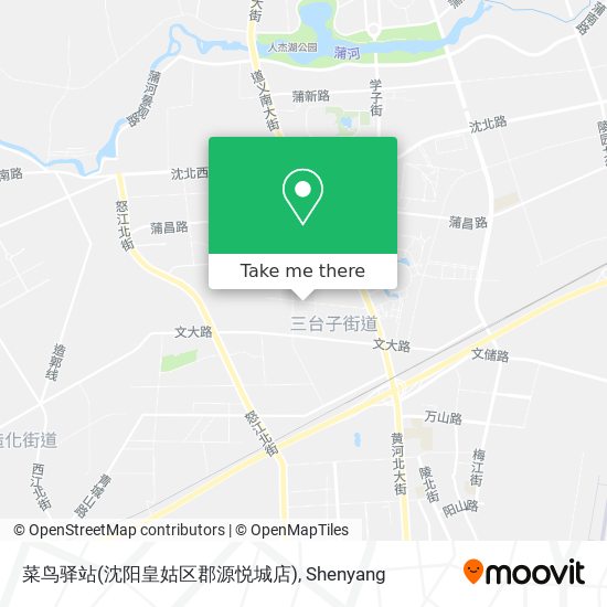 菜鸟驿站(沈阳皇姑区郡源悦城店) map