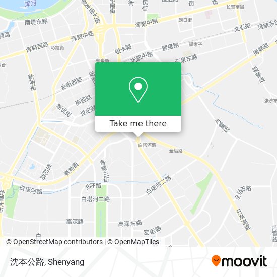 沈本公路 map
